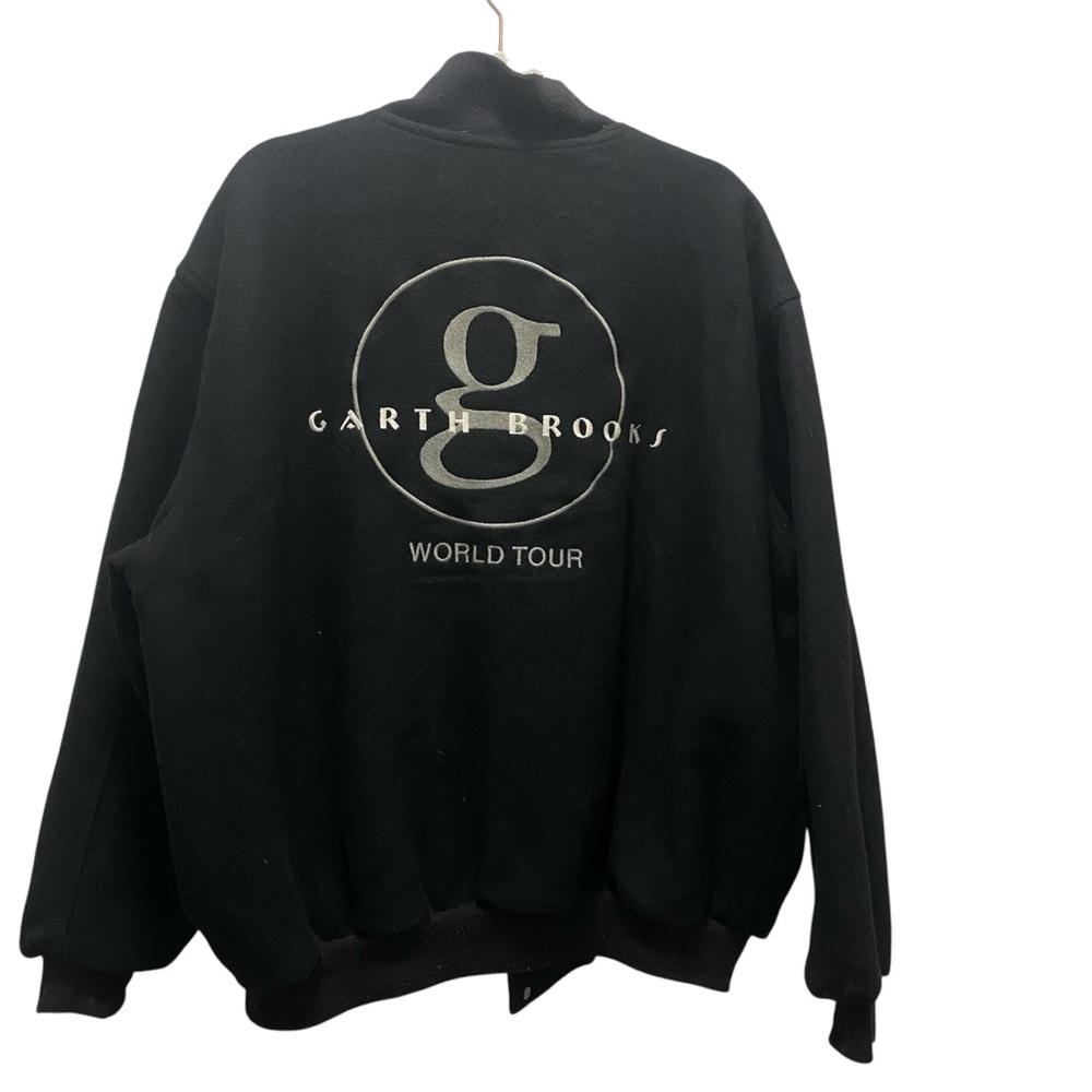 Auburn Sportswear Vintage Garth Brooks World Tour Concert Jacket - Picture 2 of 3